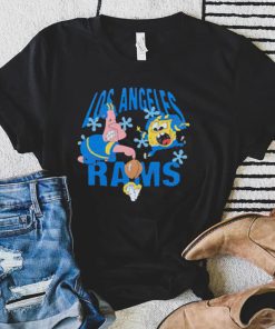 SpongeBob And Patrick X LA Rams Tee Shirt