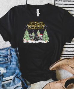 Star Wars Snow Tree Christmas Shirt
