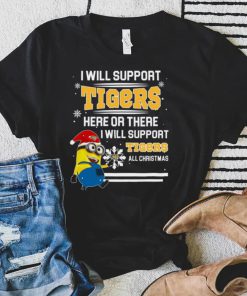 Towson Tigers Minion Support Here Or There All Christmas Christmas Sweatshirt