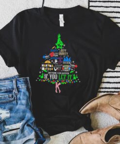 Tree Christmas Beauty Defy If You Let It Shirt