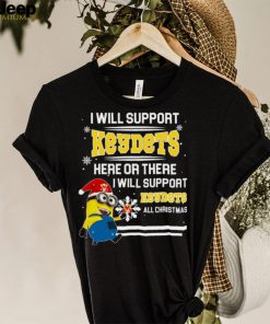 VMI Keydets Minion Support Here Or There All Christmas Christmas Sweatshirt