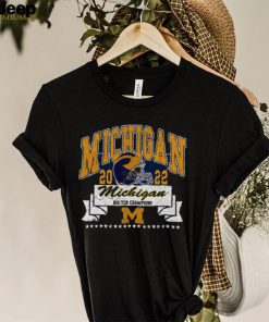 Vintage Michigan Wolverines Big Ten Champions 2022 Shirt Michigan Gifts