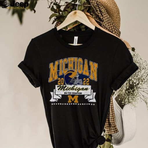 Vintage Michigan Wolverines Big Ten Champions 2022 Shirt Michigan Gifts