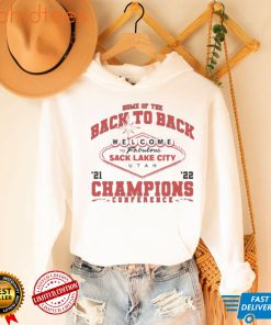 Welcome To Fabulous Sack Lake City Utah Utes Home Of The Back To Back Conference Champions Shirt
