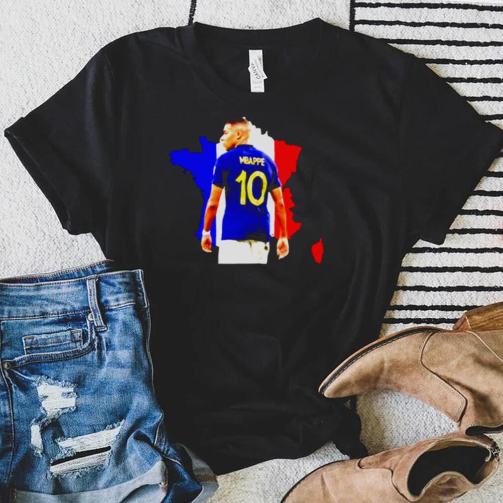 mbappe France soccer flag shirt