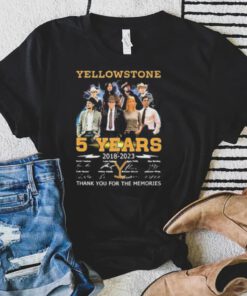 yellowstone 5 years signature thankyou for the memories shirt Shirt