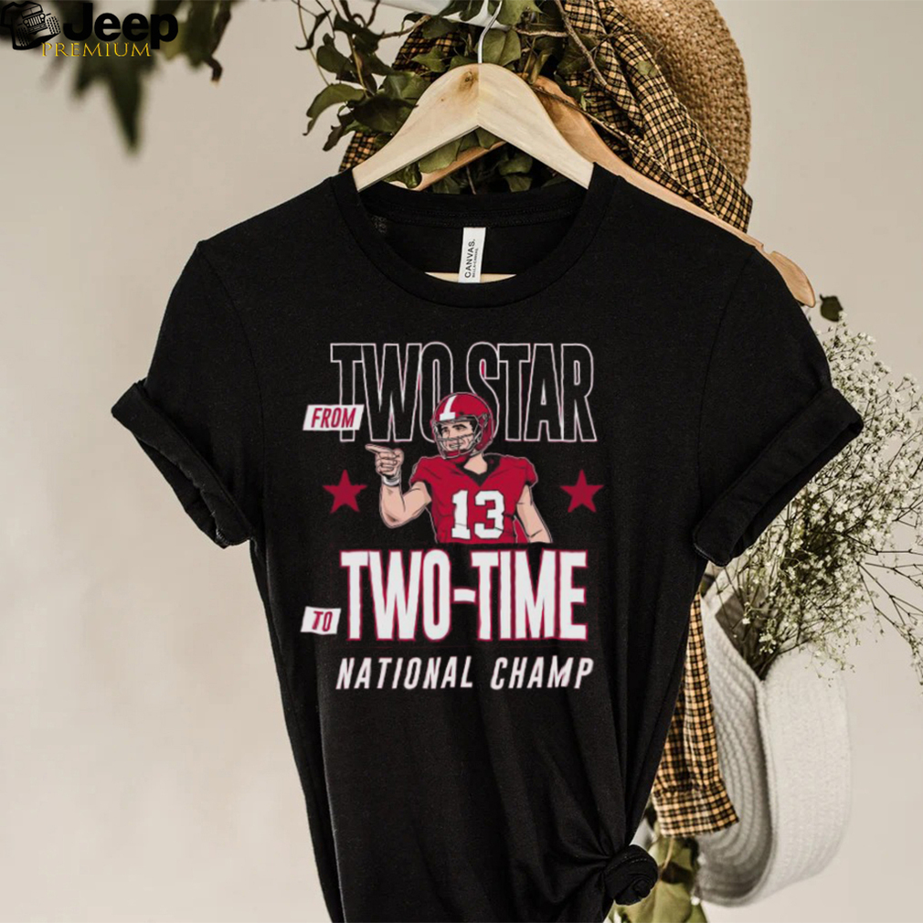 Stetson Bennett Georgia Bulldogs From Two Star To Two time National Champions Shirt