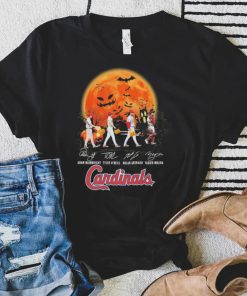 The Cardinals Adam Wainwright Tyler O’neill Nolan Arenado And Yadier Molina Abbey Road Halloween Signatures Shirt