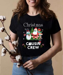 Christmas Cousin Crew 2020 Snowman Santa Claus Elf Reindeer Wear Mask shirt